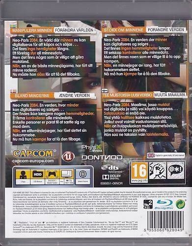 Remember Me - PS3 (B Grade) (Genbrug)